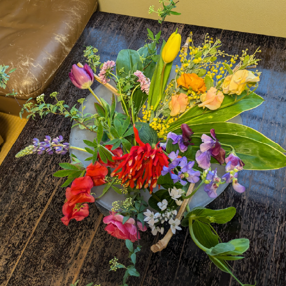 色の構成 多種多色 脊黒講師作品