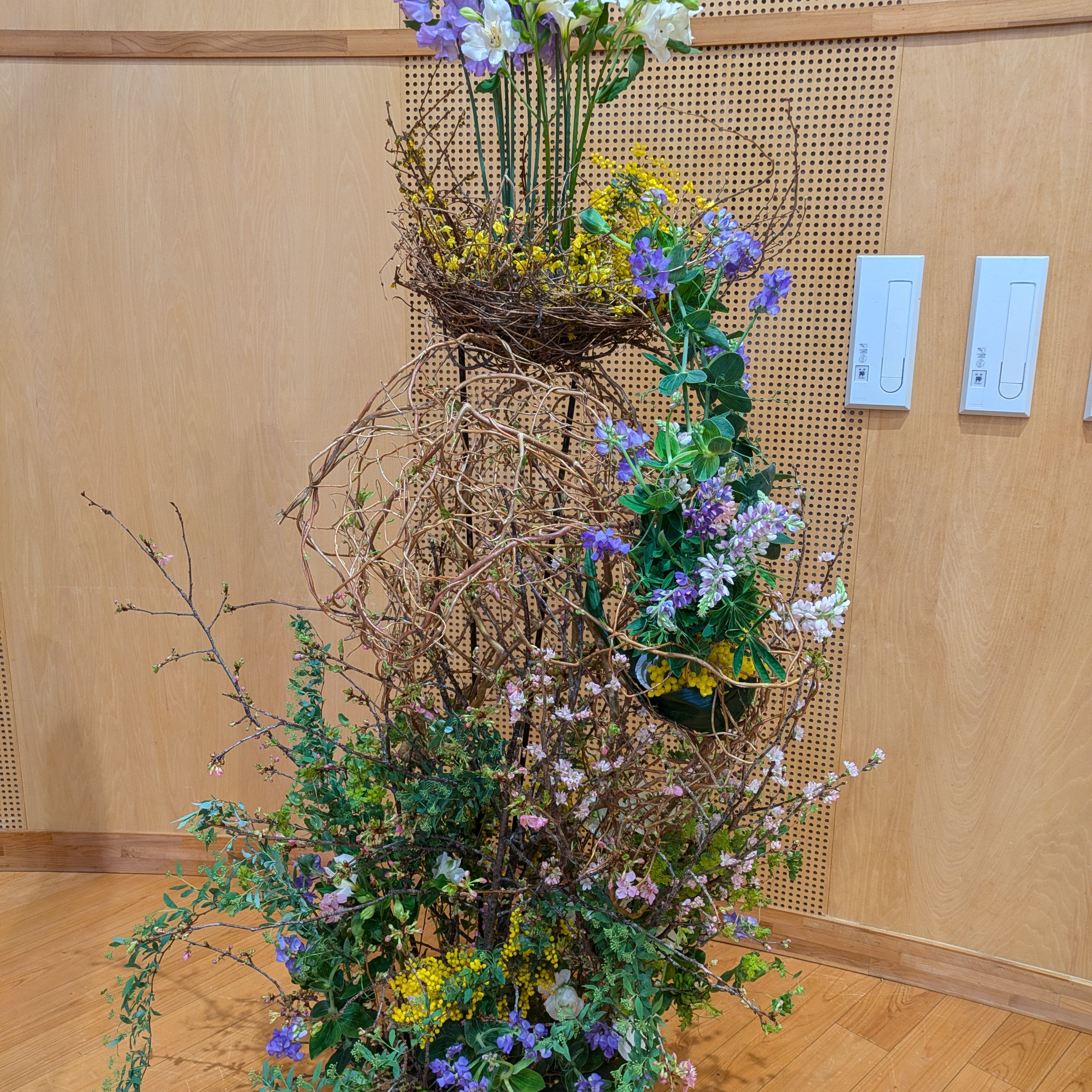 花の木保育園 卒園式の花  山口美知子