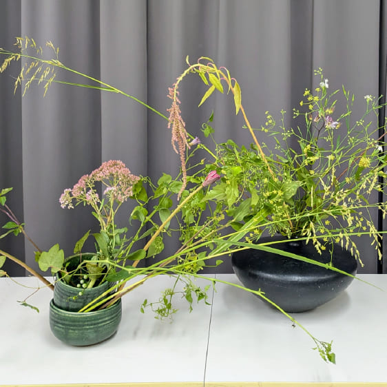 「乱舞する野草たち」 町田 山口美知子作品