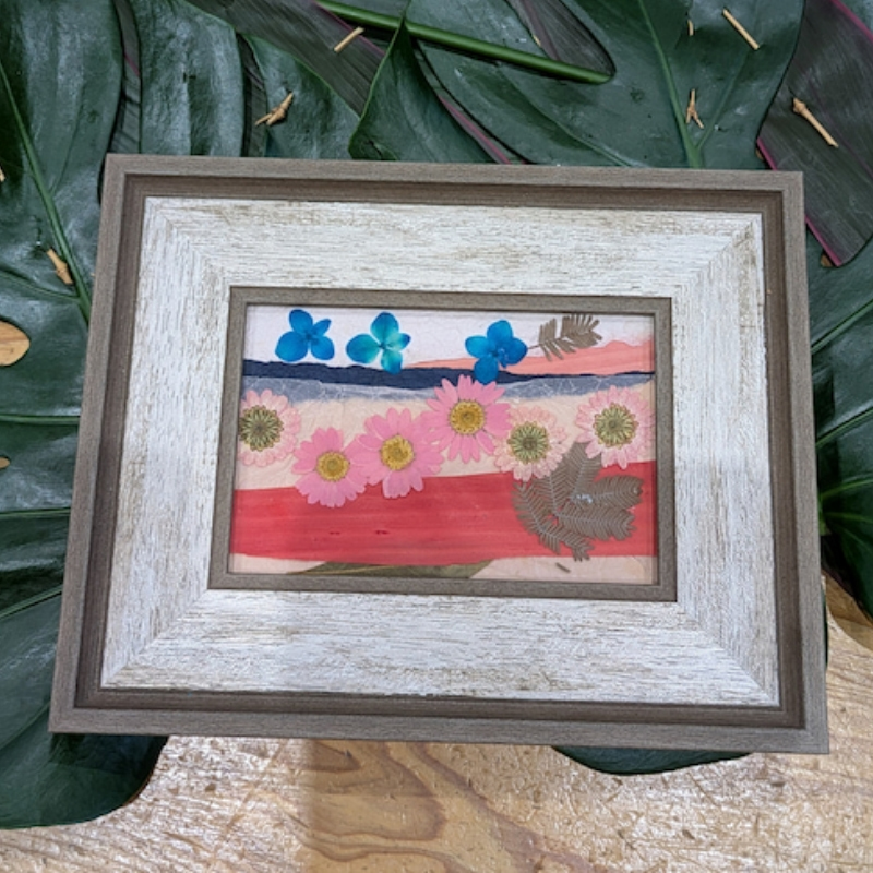 押し花のデザイン　山口作品