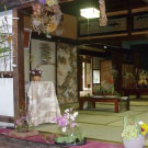 古民家がフラワーデザインであふれていました。