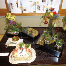 フラワーデザインライフ掲載作品の再現です。