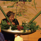 いけばなインターナショナルでの景太先生のデモンストレーションです。