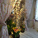 keita先生「花能性」　さくらのインテリアです。