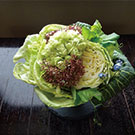 鈴木智子講師研究科キャベツを使用した作品です。