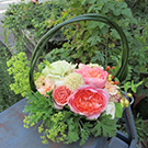 マミフラワービギニングクラス　Basket　Bouquet