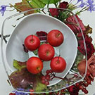 季節感のある「器を重ねる」デザイン　山口作品