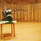 花の木保育園　12月お誕生会ホールの花