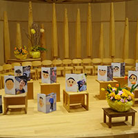 花の木保育園　卒園式の花