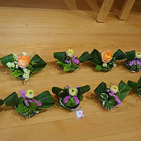 お友達へのお祝いの花