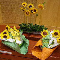 お友達へのプレゼントの花