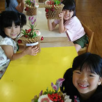 ののはな保育園　ミニ　リンゴを加えたデザイン