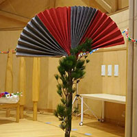 保育園の40周年お祝いのデザイン