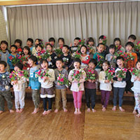ののはな文京保育園　花クラブのお友達