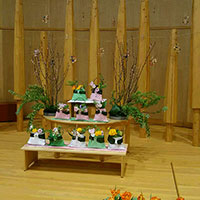 花の木保育園　２月のお誕生会の花