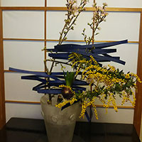 黒澤講師作品　紙紐を使用して