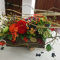 シーズンズデザイン　矢野先生のレッスンにて山口作品