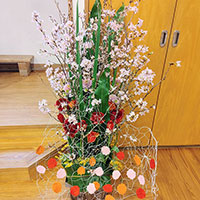 ののはな文京保育園さんの卒園式の花