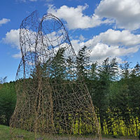 松田隆作先生の作品　風の沢ミュージーアムにて