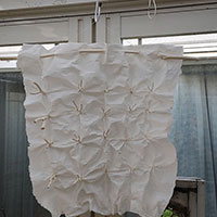 和紙とミツマタのデザイン　脊黒講師作品