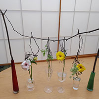花くばり　花のペンダント　松田講師作品