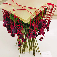 バラの花びらのクリスマス　　山口作品