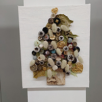 マミフラワーデザインスクール「クリスマス作品展」鈴木作品