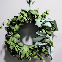 ユーカリ色のリボンで良い香り