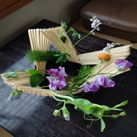 木の構成（割りばし） 脊黒講師作品