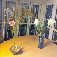 二つの器を使ったデザイン　脊黒講師作品