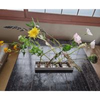 クロスした線のデザイン　町田教室　山口美知子