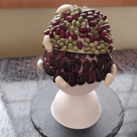 研究科「豆を使ったデザイン」脊黒講師作品