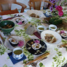 手ズクリのお料理で楽しく